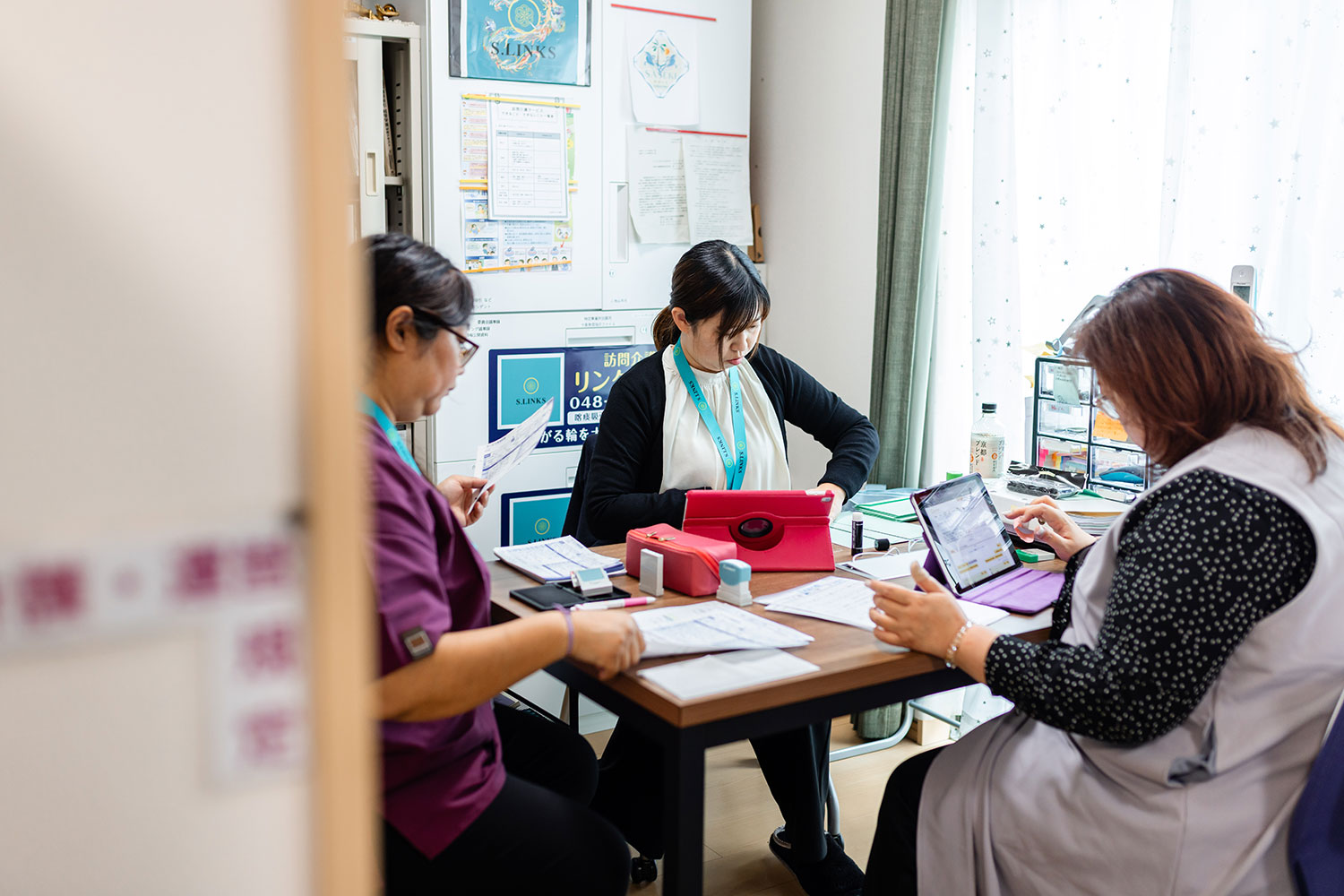 リンクスケアのサポートスタッフ