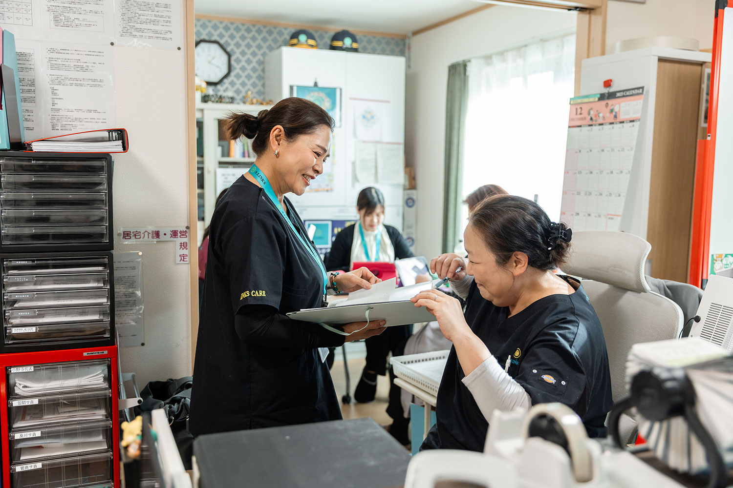 リンクスケアのサポートスタッフ