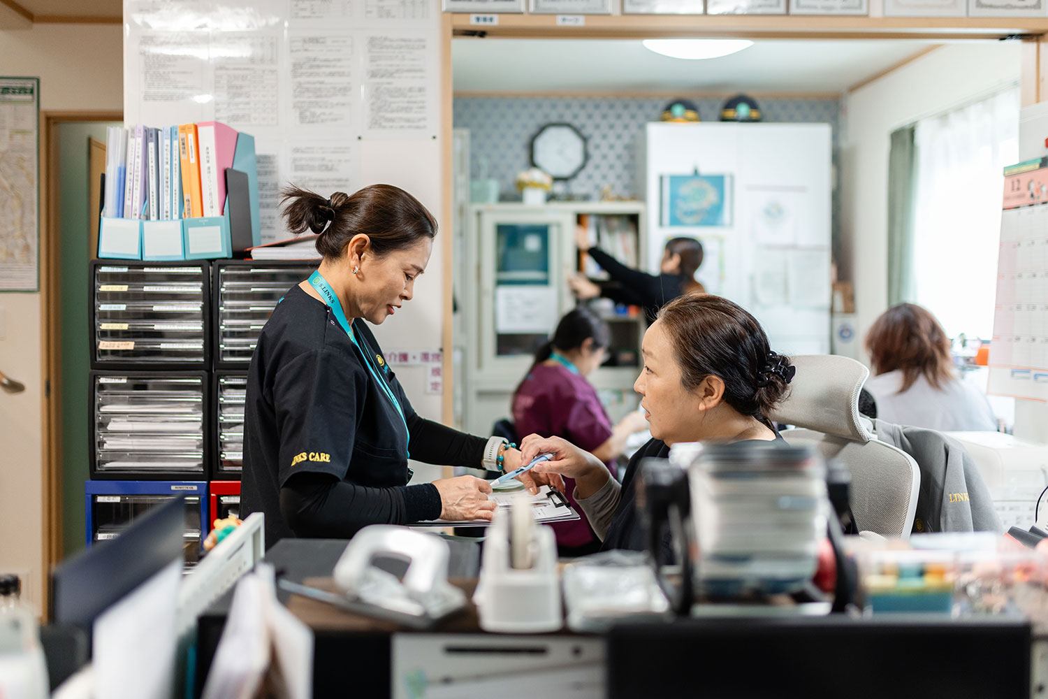 リンクスケアのサポートスタッフ